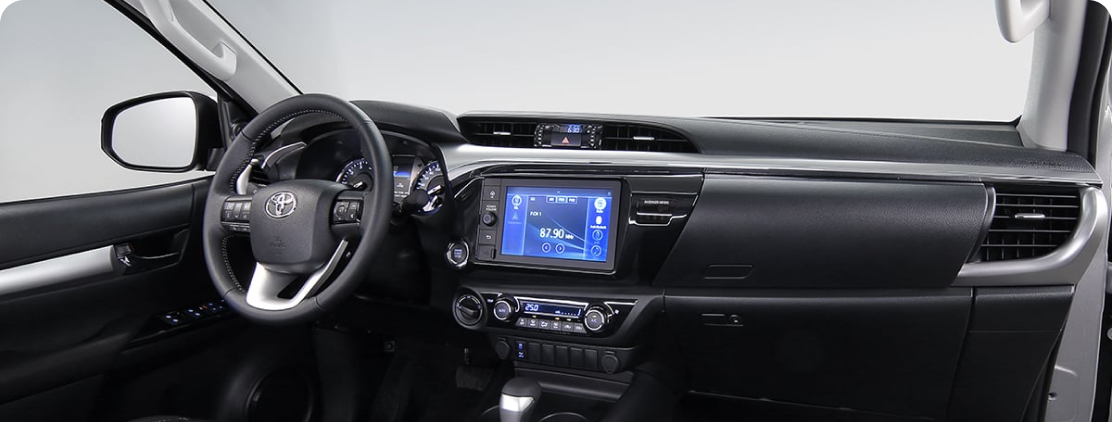 Interior de Toyota Hilux Diesel