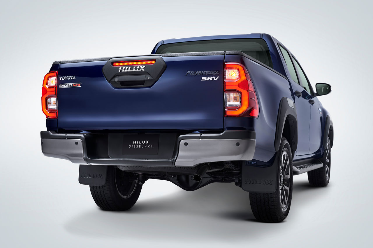 Vista trasera de Toyota Hilux Diesel